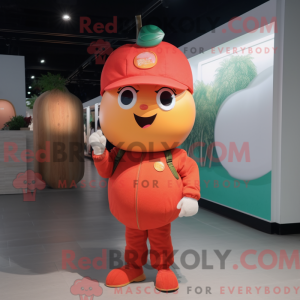 Peach Apple mascottekostuum...