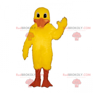 Mascotte de poussin au long bec - Redbrokoly.com