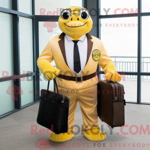 Disfraz de mascota Gold Sea...