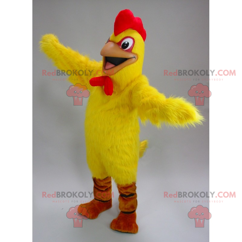 Red-eyed chick mascot - Redbrokoly.com