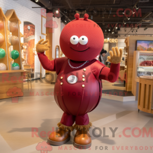 Personaggio mascotte Maroon...