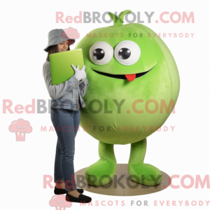 Lime grøn tomat maskot...