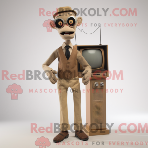 Uma figura de máscara de TV...