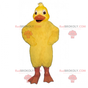 Mascotte de poussin avec petite houpette - Redbrokoly.com