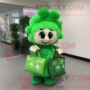 Maskotdraktfigurat Green...