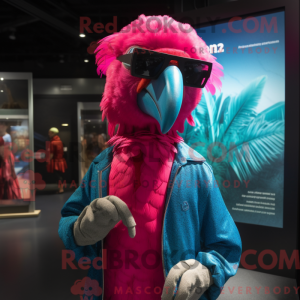 Disfraz de mascota Magenta...