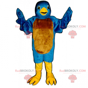Blue chick mascot - Redbrokoly.com