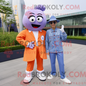 Lavendel mandarin maskot...
