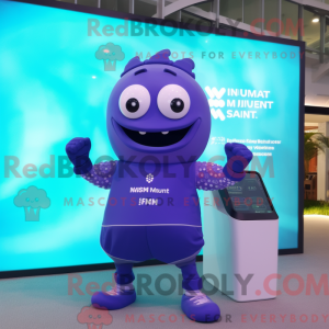 Disfraz de mascota Purple...