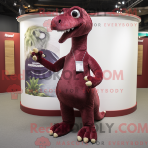 Máscara marrom Diplodocus...