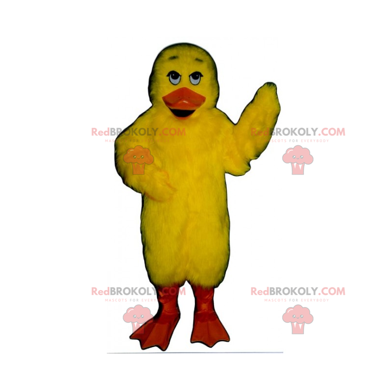 Mascotte de poussin jaune - Redbrokoly.com