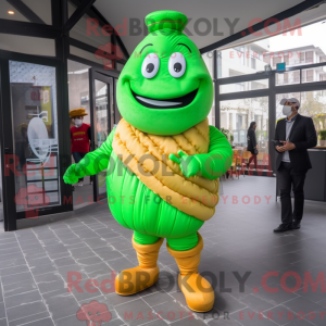 Limegrønn...