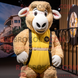 Disfraz de mascota Gold Ram...