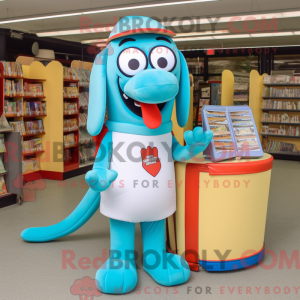 Disfraz de mascota Sky Blue...
