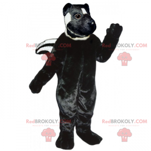 Black-faced polecot mascot - Redbrokoly.com