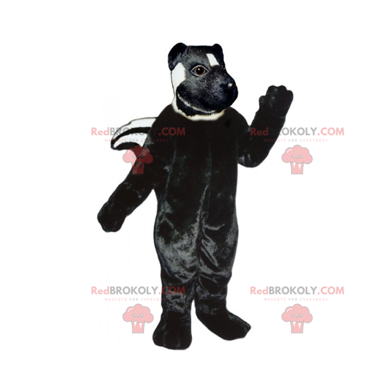 Black-faced polecot mascot - Redbrokoly.com