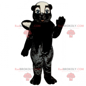 Mascotte de putois noir - Redbrokoly.com