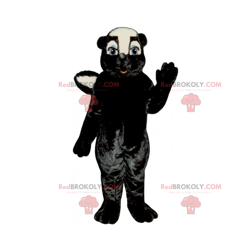 Black polecot mascot - Redbrokoly.com Black polecot mascot - Redbrokoly.com
