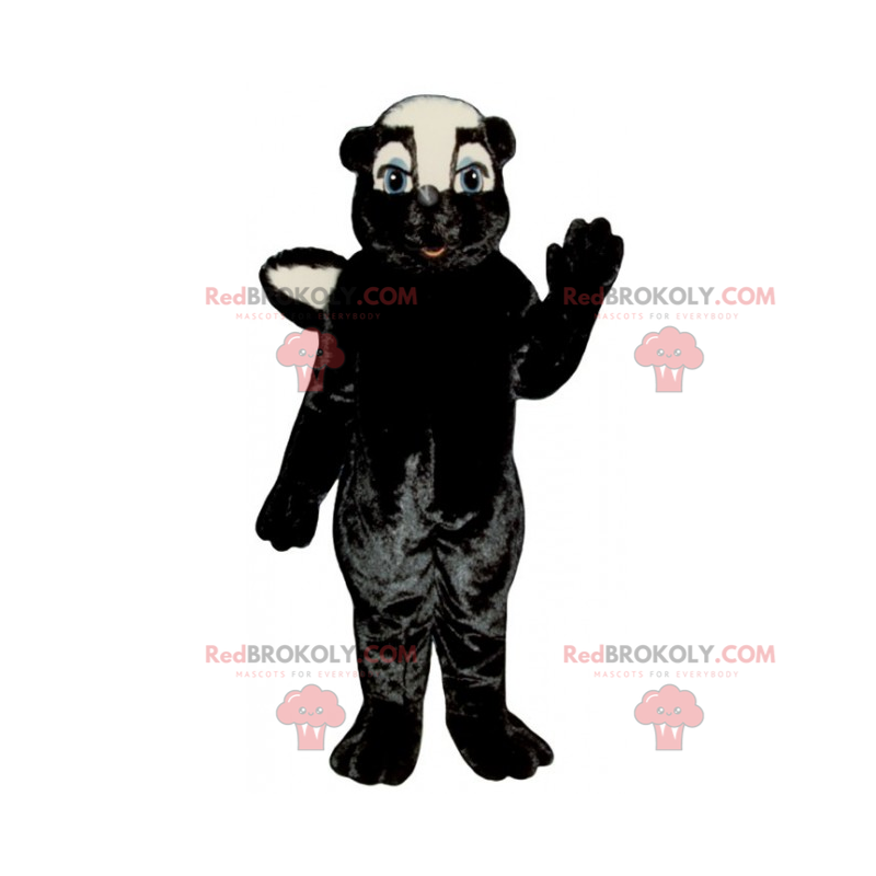 Mascote doninha preta - Redbrokoly.com