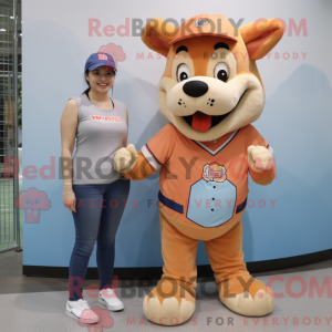 Peach Dog-maskot...