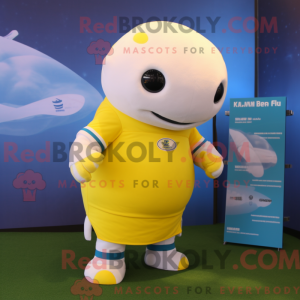 Personaggio mascotte balena...