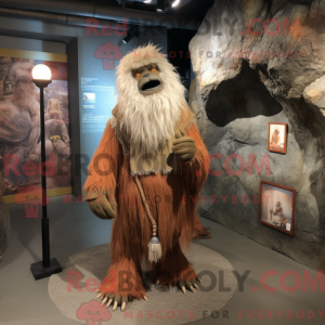 Rust Yeti maskot kostume...