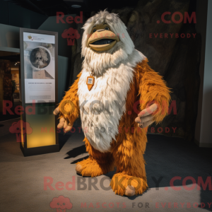 Rust Yeti mascottekostuum...