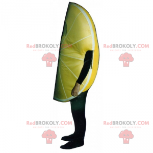 Lemon wedge mascot - Redbrokoly.com