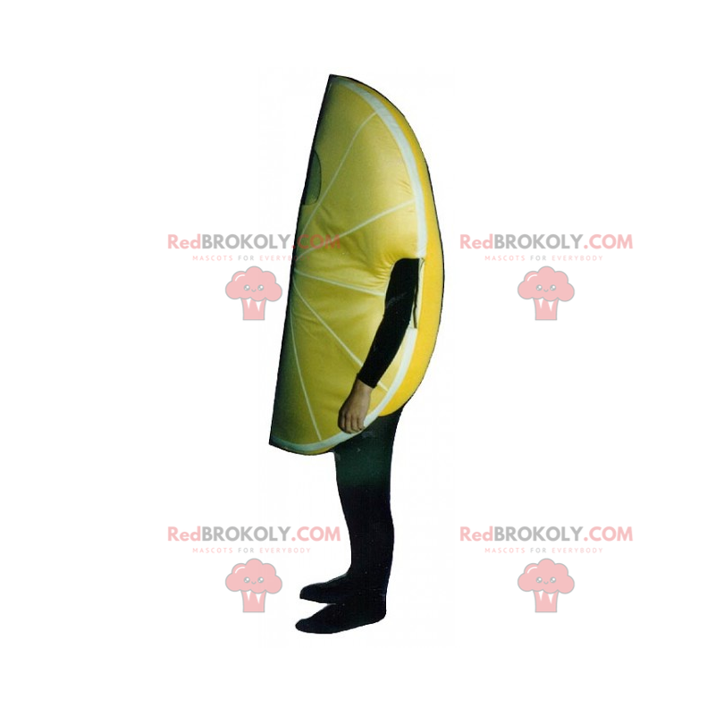 Lemon wedge mascot - Redbrokoly.com