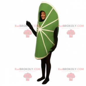 Lime wedge mascot - Redbrokoly.com
