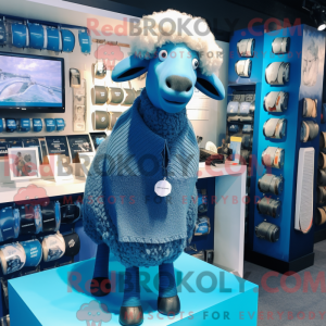 Máscara azul Merino Sau com...