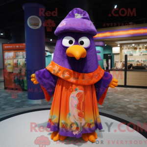 Purple Mandarin mascot...