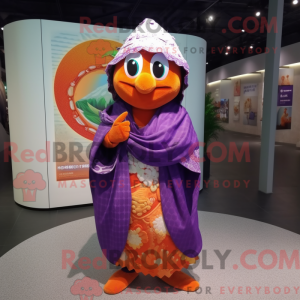 Disfraz de mascota mandarín...