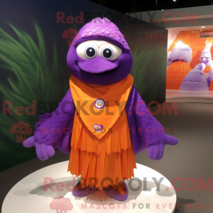 Purple Mandarin mascot...
