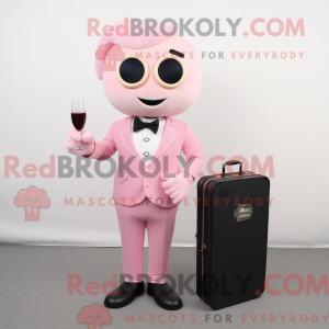 Pink champagne maskot...