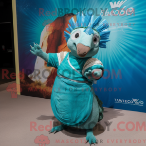 Costume mascotte de tatou...