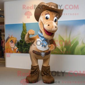 Tan Horseshoe mascot...