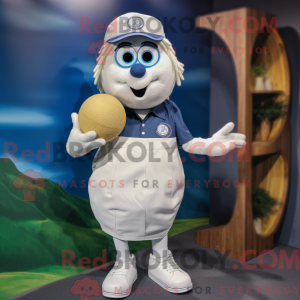 Navy golfbold maskot...