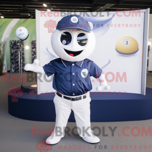 Navy golfbold maskot...