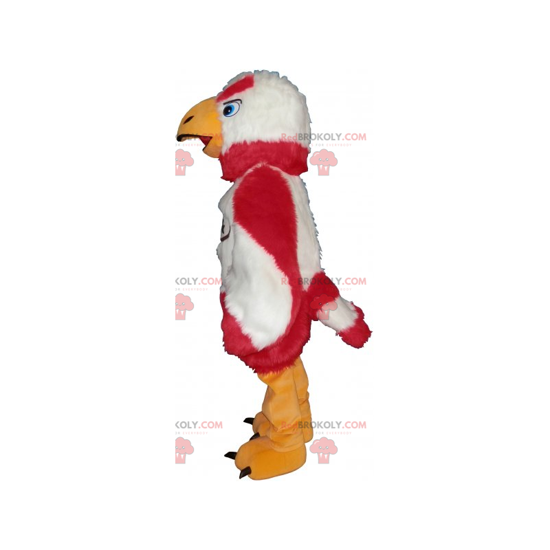 Two-tone raptor mascot - Redbrokoly.com