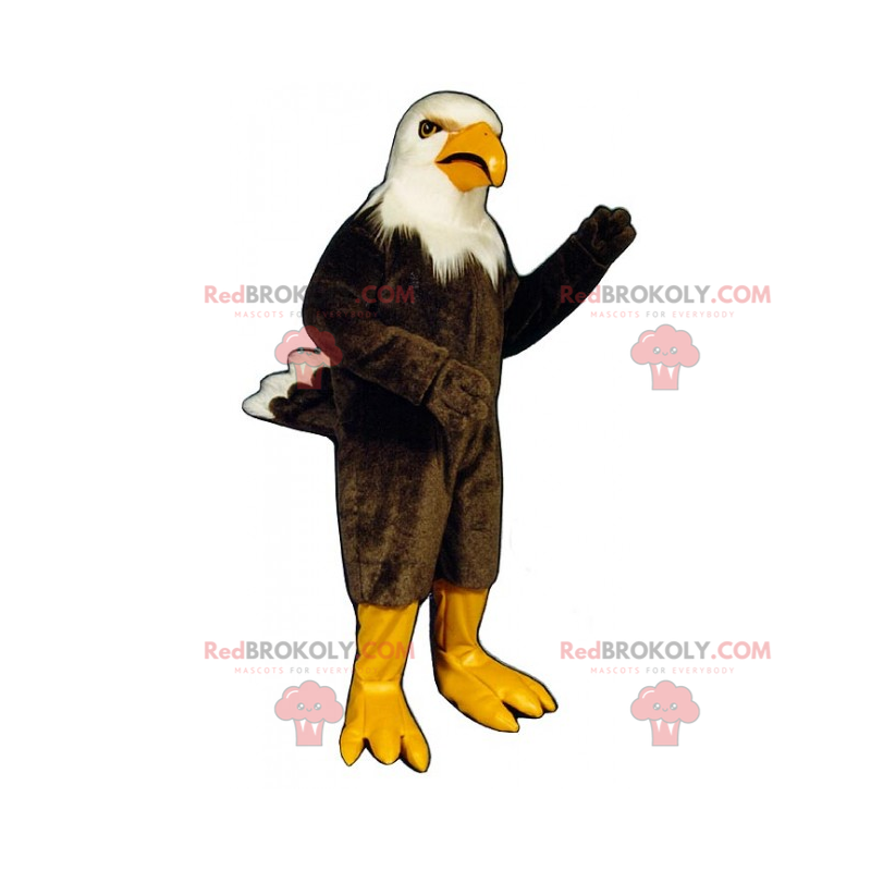 Mascotte de rapace menaçant - Redbrokoly.com