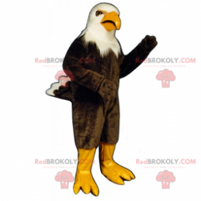 Threatening raptor mascot - Redbrokoly.com