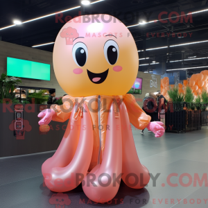 Peach Jellyfish maskot...
