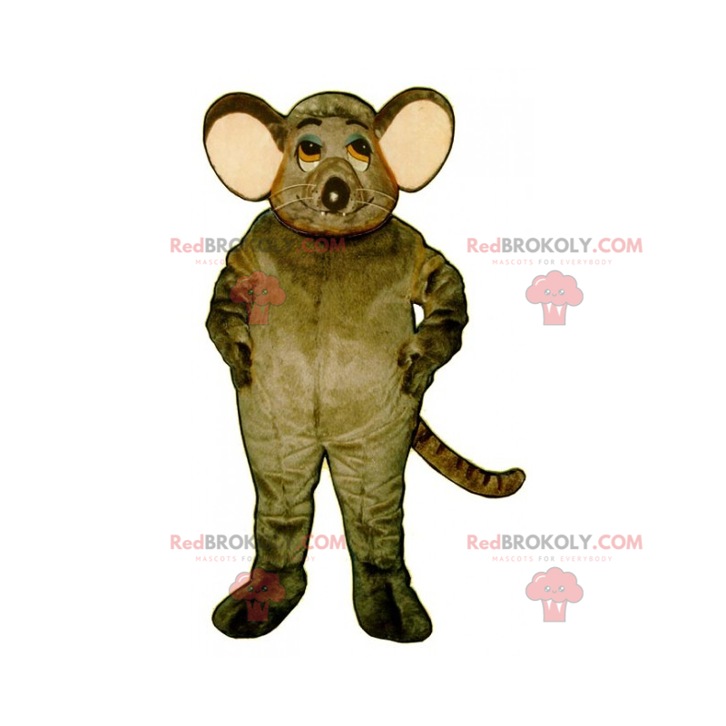 Mascote de rato orelhudo - Redbrokoly.com