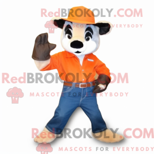 Maska Orange Badger z...