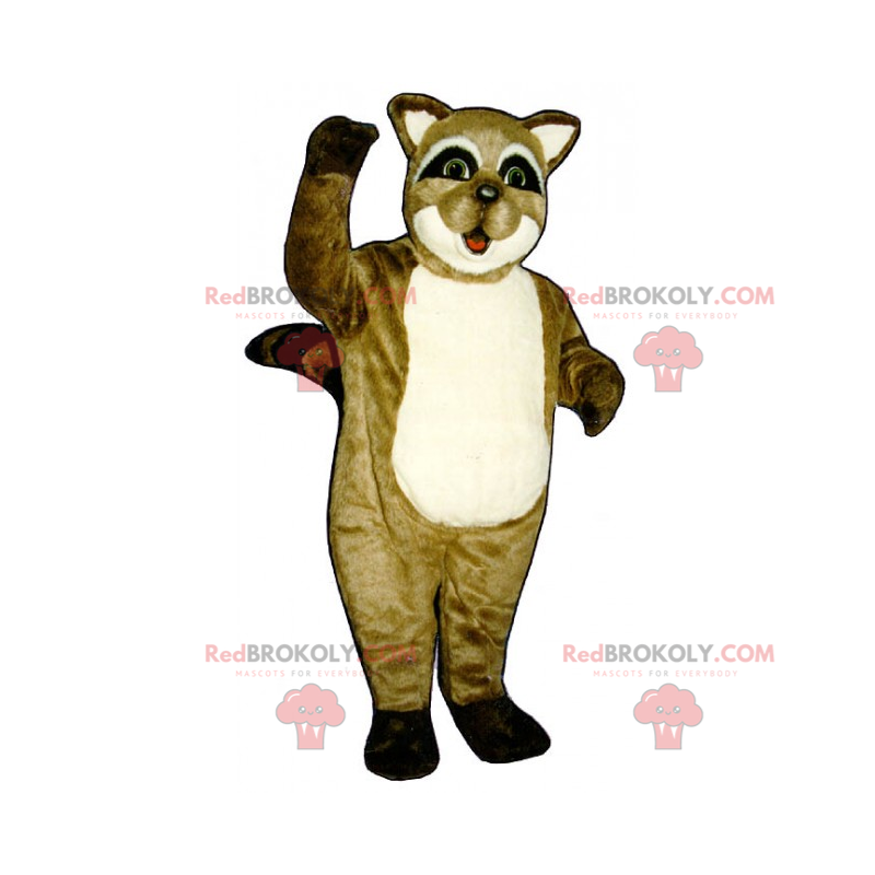 Mascota mapache - Redbrokoly.com