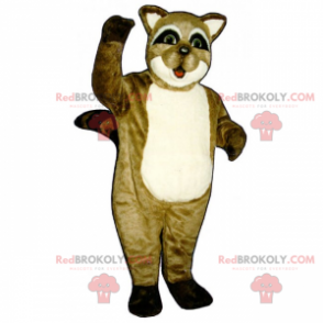 Waschbärenmaskottchen - Redbrokoly.com