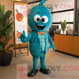 Postava maskota Teal Pepper...