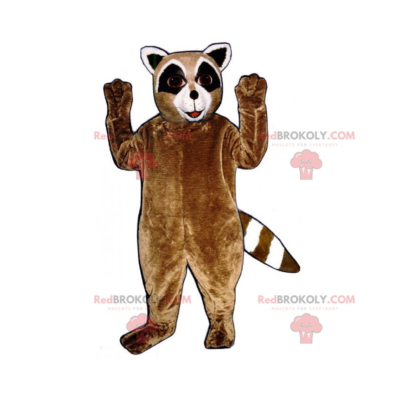 Mascotte de raton laveur - Redbrokoly.com