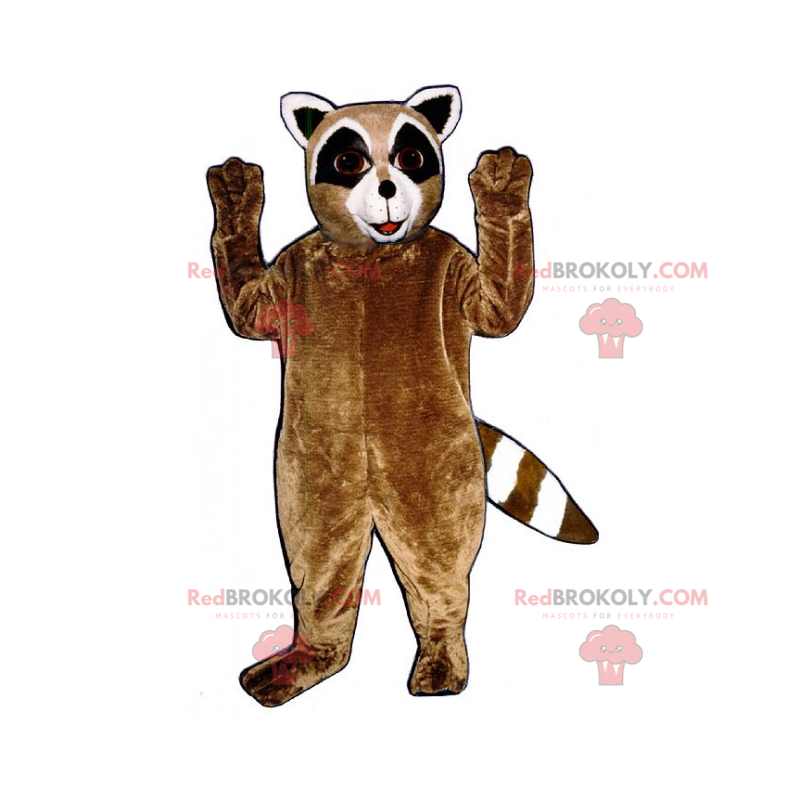 Raccoon mascot - Redbrokoly.com